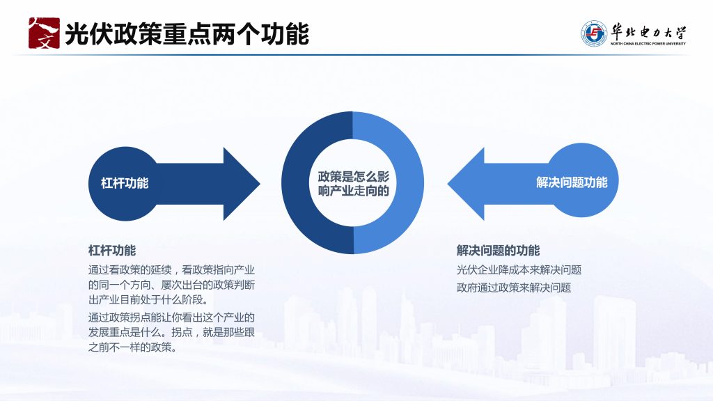 政策的两个重点功能